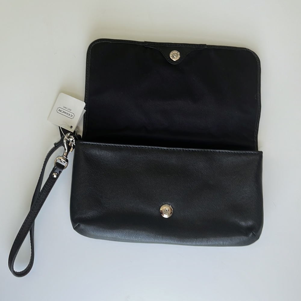 Black Coach Wristlet - Picture 3 of 6